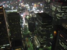 都庁４５階展望台からの夜景b
