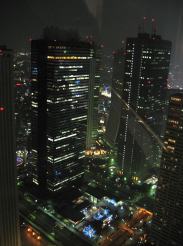 都庁４５階展望台からの夜景d